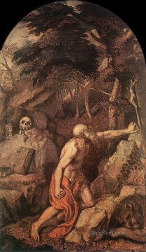 San Jerónimo Tiziano Tiziano Pinturas al óleo